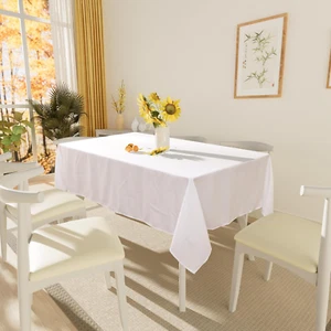Rectangle Table Cloth, Waterproof Anti-Scratch Polyester Tablecloth, Decorati... - Picture 1 of 1