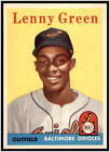 1958 Topps #471 Lenny Green