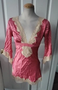 Bebe Vintage 91% Silk Top - Picture 1 of 7