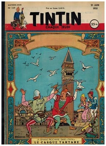 TINTIN N°139 - DARGAUD - Couv VANDERSTEEN - 1951 - Imagen 1 de 1