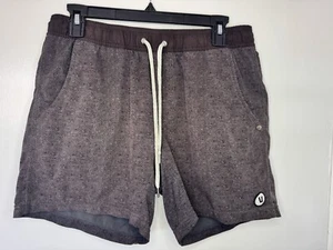Vuori Shorts Mens Black Heather Athletic Drawstring Compression Lined - Picture 1 of 10