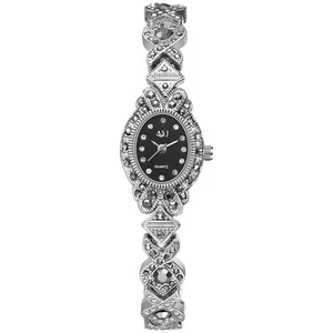 Vintage Womens Ladies Slim Bracelet Watch Vintage Floral Dial Quartz Wrist Watch - Picture 1 of 7
