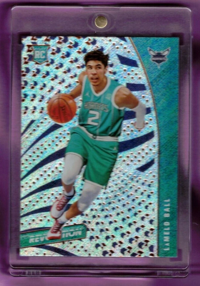 LAMELO BALL RC Rookie Card 2020-21 Panini Revolution #140 Charlotte Hornets - Image 1 of 2