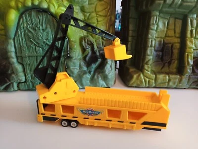 Micro Machines RIMORCHIO CON GRU per camion porta veicoli Galoob Gig excellent - Immagine 1 di 4