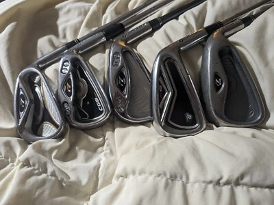 5 Good right TaylorMade 6 and 7 irons.r9 tp,r7 cgb max,xd. - Image 1 of 4