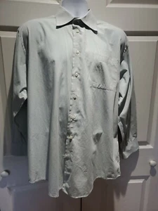 Nautica Men's Shirt Sz 17 32/33 Long Sleeve Button Down Plaid front cotton - Picture 1 of 8
