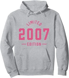 Pink 18th Birthday Teen Girls 2007 Cute 18 Years Old Pullover Hoodie - Picture 1 of 6