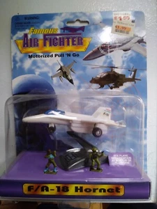 Nuovo di zecca, Famous Air Fighter Pull 'n Go, F/A 18 Hornet Fighter Jet - Foto 1 di 3