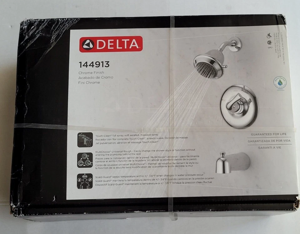 Delta Faucet 144913 Monitor 14 Series Tub and Shower Trim Chrome