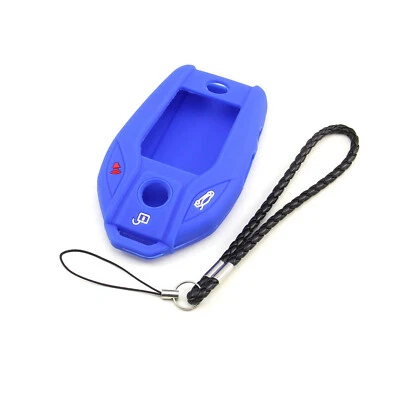 Funda Silicona Azul Oscuro para BMW 740i 750i Serie 5-6-7 Llave Inteligente Remoto Foto 1 de 4