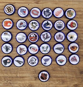 2003 Labatt Blue NHL Team Logos Set of 30 Beer Caps - Picture 1 of 1