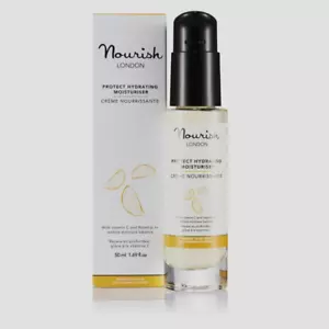 CREMA HIDRATANTE HIDRATANTE NOURISH LONDON PROTECT 50ML ENVÍO GRATUITO REINO UNIDO - Imagen 1 de 1