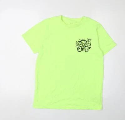 Next Boys Green Graphic Print T-Shirt, 12 Years, Pullover Style - Image 1 of 4