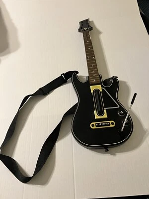 Activision Guitar Hero Guitar Controller Model 0000654 (TESTED) With Strap - Image 1 of 4
