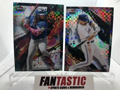 2024 Topps Finest Baseball CHECKERBOARD Refractor You Pick - Toronto Blue Jays - Image 1 of 2