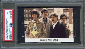1969 Bergmann Top Stars Card THE SPENCER DAVIS GROUP Steve WINWOOD PSA 5.5 - Picture 1 of 2