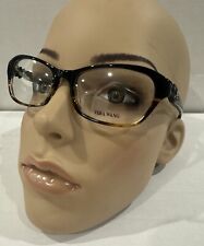 AUTHENTIC VERA WANG glasses V338 Black Tortoise RX Cat Frame eyeglasses Crystals