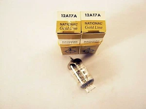 Factory New Pair National Gold 12AT7A Radio Audio Amplifier Tube ON SALE - Picture 1 of 1