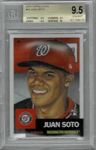 2018 TOPPS LIVING JUAN SOTO BGS 9.5 GEM MINT RC - PERFECT SUBGRADES - Bild 1 von 1