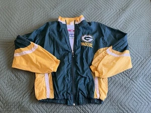 Chaqueta cortavientos vintage juvenil NFL Green Bay Packers Touchdown Club talla? - Imagen 1 de 11