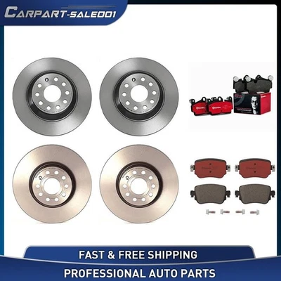 前后盘式制动垫套装盘式制动转子适用于奥迪 Q3 Quattro 2016 - 2018 — 第 1/4 张图片