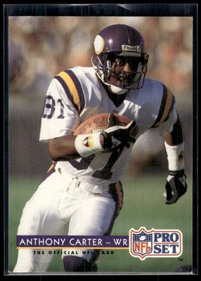 1992 Pro Set Anthony Carter Minnesota Vikings #236 - Image 1 of 2