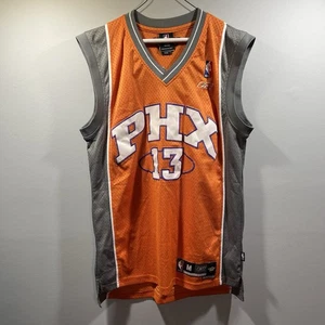 Camiseta deportiva de baloncesto Reebok Steve Nash Phoenix Suns Swingman naranja mediana para hombre - Imagen 1 de 8