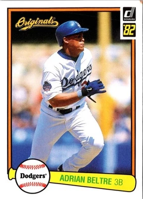 2002 Donruss Originals Adrian Beltre #52 Los Angeles Dodgers Baseball Card - Image 1 of 2