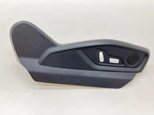 AUDI Q7 2017-2019 asiento delantero derecho embellecedor exterior panel de cubierta OEM negro_FZ - Imagen 1 de 9