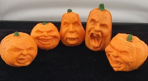 Todd Masters Vintage Halloween Pumpkins set of 5. "Oh Lantern Family" - Picture 1 of 7