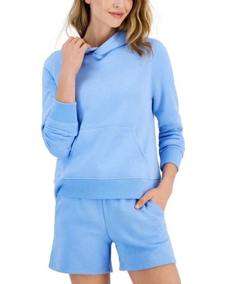 Ideology Women's Fleece Hoodie Sweatshirt Blue XL NEW $40  100135341 - Image 1 of 2