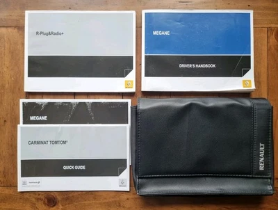 RENAULT MEGANE (2012 - 2014) Owners Manual / Handbook + Navi Guide + Wallet - Image 1 of 4