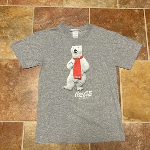 Coca-Cola Adult Small Atlanta polar bear Shirt Gray - Picture 1 of 4