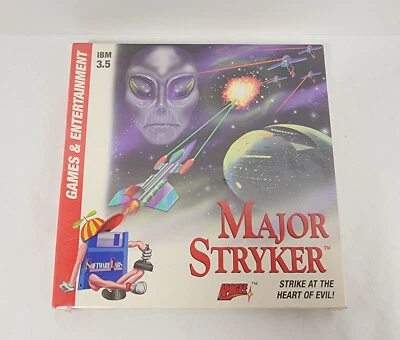 VINTAGE NEW Apogee Major Stryker IBM PC DOS Dual Pack 3.5" SEALED 1993 - Image 1 of 4