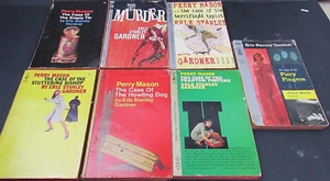 Perry Mason Paperback Books by Eric Stanley Gardner Lot of 7 - Foto 1 di 9