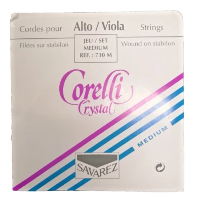 Savarez Corelli Crystal Muta Corde per Viola Set 4 Corde Tensione Media 730M - Immagine 1 di 4