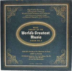 BASIC LIBRARY OF THE WORLD'S GREATEST MUSIC  Album No.4   Vinyl LP - Picture 1 of 8