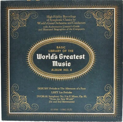BASIC LIBRARY OF THE WORLD'S GREATEST MUSIC  Album No.4   Vinyl LP - Image 1 of 4