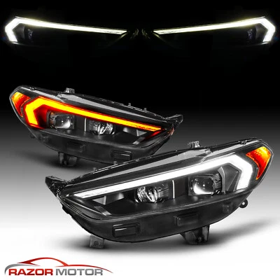 2013-2016 For Ford Fusion Projector With  Black Switchback Headlights Foto 1 de 4