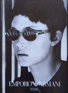 Pubblicità Advertising Italian Clipping 1996 Occhiali EMPORIO ARMANI 2 - Picture 1 of 1