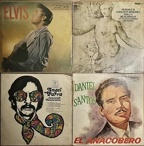 (Lote de 4 Vinilos al Azar) Lp Lot Of 4 Random Albums! 33rpm Vinyl Records - Picture 1 of 19