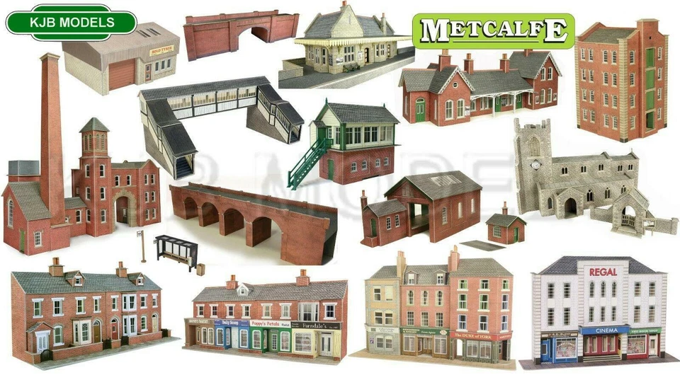 BNIB OO Gauge Metcalfe Model Railway Kits - Choose From 112 Card Kits - Image 1 of 1