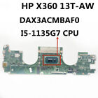 For Hp X360 13T-Aw Dax3acmbaf0 Laptop Motherboard Cpu I5-1135G7