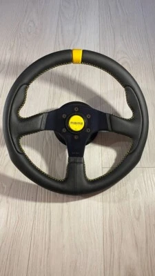 Momo 330 mm steering wheel for BMW E28 E30 E32 E34 E36 - Bild 1 von 4