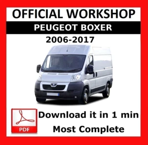 TALLER OFICIAL Servicio Manual Reparación Peugeot Boxer 2006 - 2017 - Imagen 1 de 6