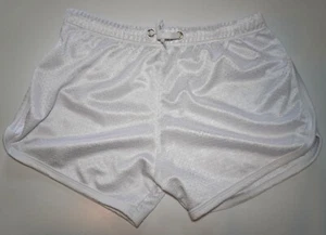 MEN'S MESH WHITE SHORTS SIZE MEDIUM - Picture 1 of 6