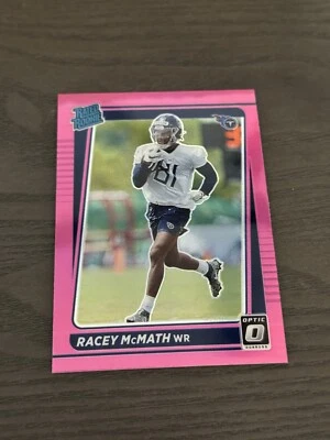 2021 Panini Donruss Rated Rookie Optic Holo Pink Preview #P-316 RACEY McMATH RC - Image 1 of 2