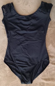 Ballett Trikot Body Bloch Mirella M5044LM, mit Spitze, Gr. S, schwarz - Bild 1 von 11