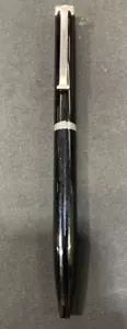 TIFFANY & Co. Sterling Black/Silver T-Clip Ball Point Pen - Picture 1 of 7