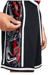 NIKE DNA+ Stories Basketball Shorts Size XL Black Rayguns Roswell DO6179-010 - Picture 1 of 9